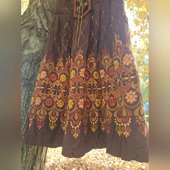 Rare German Heller Salzburger Trachten Renaissance Dress size small - Picture 9 of 10